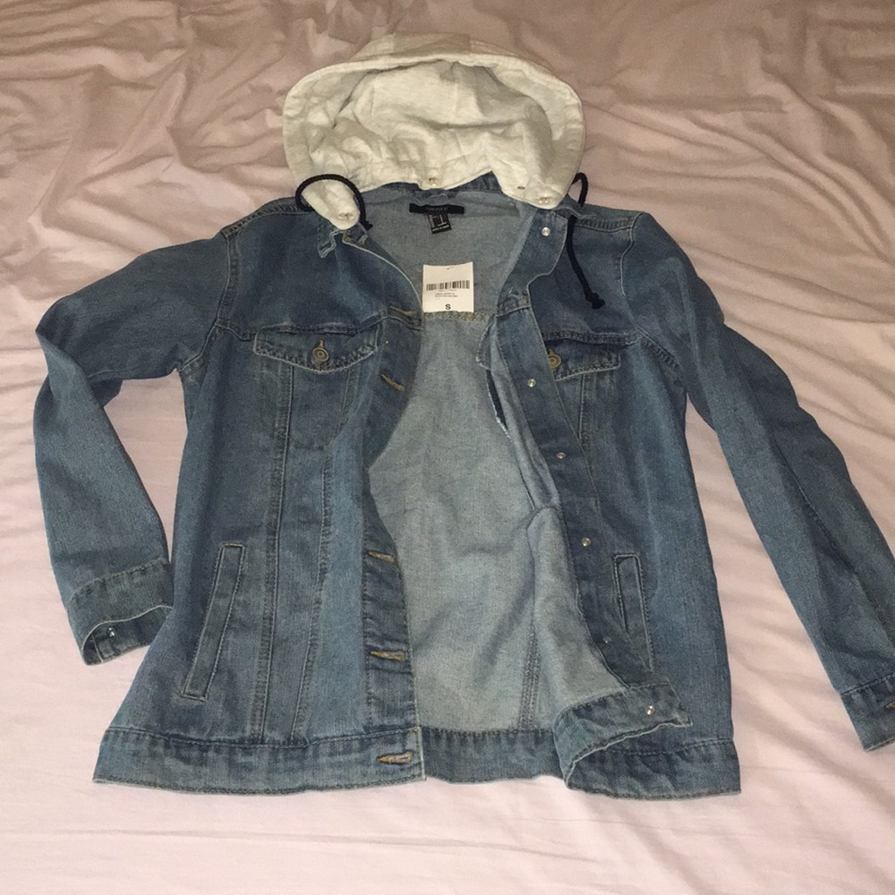 Hooded Jean Jacket
